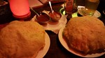 Indisches Brot mit Dips
